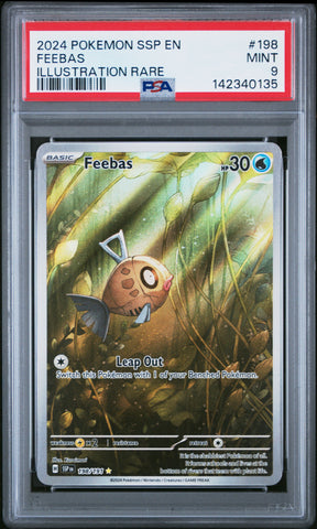 Feebas - 198/191 - Surging Sparks - PSA Graded Card 9 - #142340135