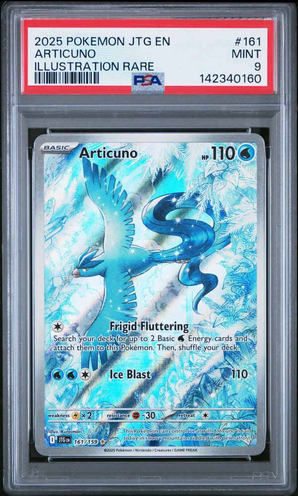 Articuno - 161/159 - Journey Together - PSA Graded Card 9 - #142340160