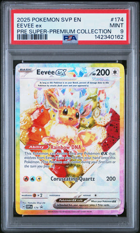Eevee ex - SVP174 - Black star Promo - PSA Graded Card 9 - #142340162
