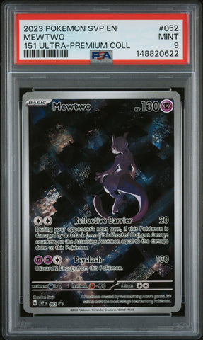 Mewtwo - SVP052 - Black Star Promo - PSA Graded Card 9 - #148820622