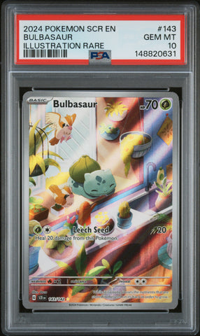 Bulbasaur - 143/142 - Stellar Crown - PSA Graded Card 10 - #148820631