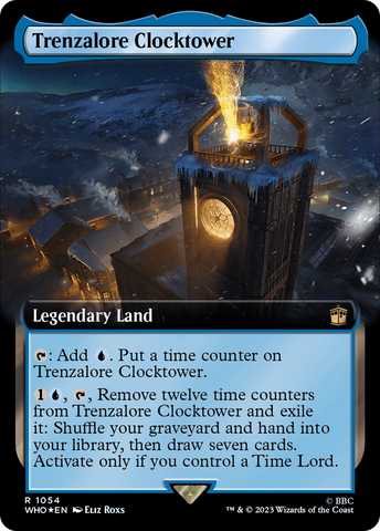 Trenzalore Clocktower (Extended Art) (Surge Foil) [Doctor Who]