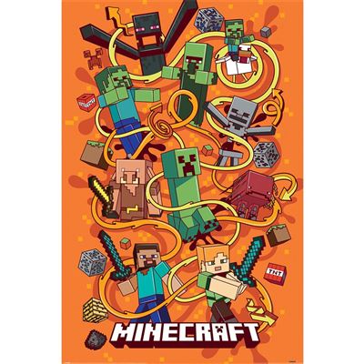 Maxi Poster - Minecraft (Funtage Montage)