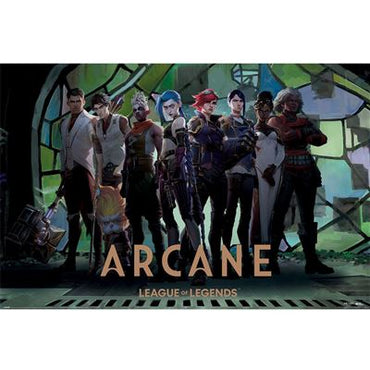 Maxi Poster - Arcane (Characters In Zaun Arcade)