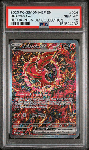Oricorio ex - 024 - Black Star Promo - PSA Graded Card 10 - #151524732