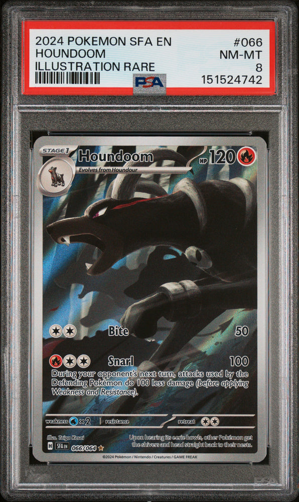 Houndoom - 066/064 - Cosmic Eclipse - PSA 8 - #151524742