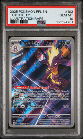 Toxtricity - 103/094 - Phantasmal Flames - PSA Graded Card 10 - #151524761