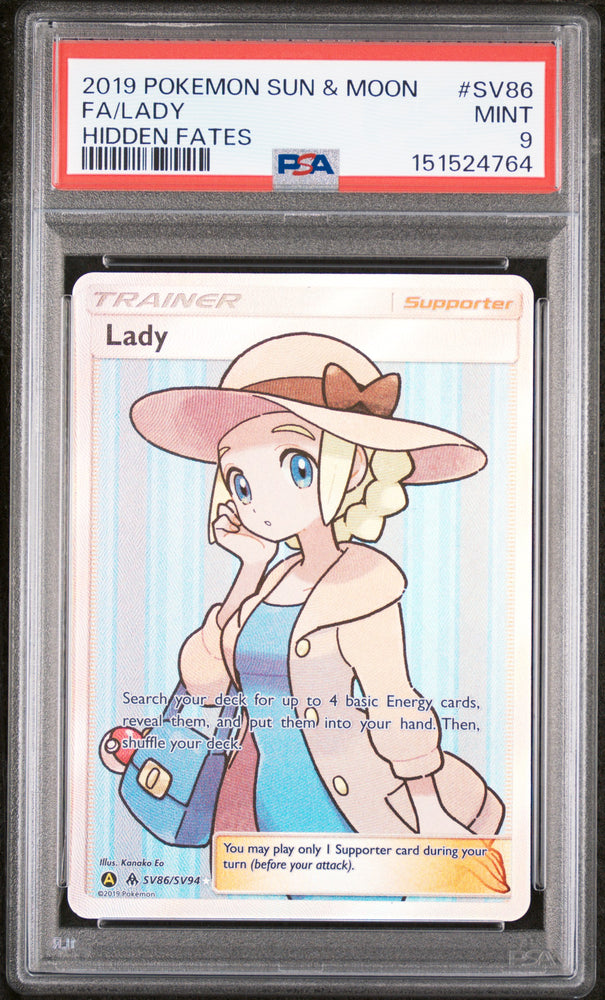 Lady - SV86/SV94 - Hidden Fates - PSA 9 - #151524764