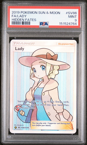 Lady - SV86/SV94 - Hidden Fates - PSA 9 - #151524764