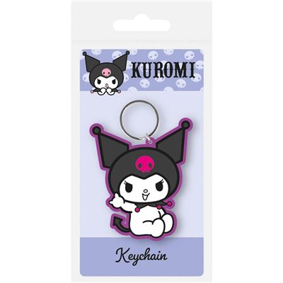 HELLO KITTY: KUROMI (ROCKING) PVC KEYCHAIN