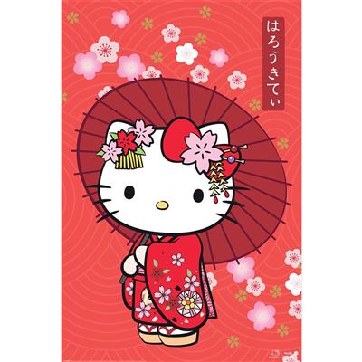 Maxi Poster - Hellp Kitty (Japanese Style)