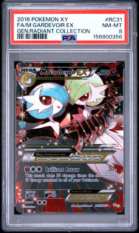 M Gardevoir EX - RC31/RC32 - Radiant Collection - PSA 8 - #156800356