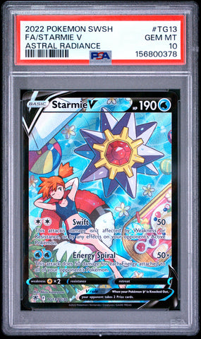 Starmie V - TG13/TG30 - Astral Radiance - PSA Graded Card 10 - #156800378