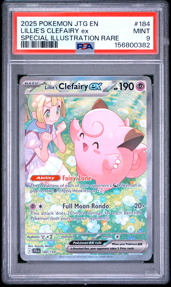 Lillie's Clefairy - Journey Together - PSA Graded Card 9 - #156800382