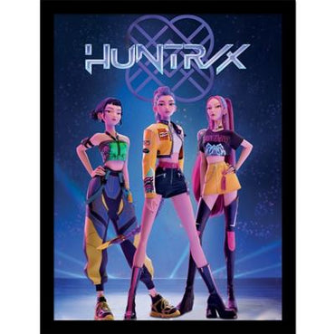 Framed Print 40x30 cm - K-Pop Demon Hunters (Huntrix)