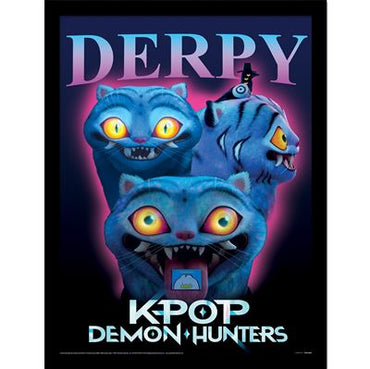Framed Print 40x30 cm - K-Pop Demon Hunters (Derpy)