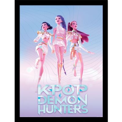 Framed Print 40x30 cm - K-Pop Demon Hunters (Trio)