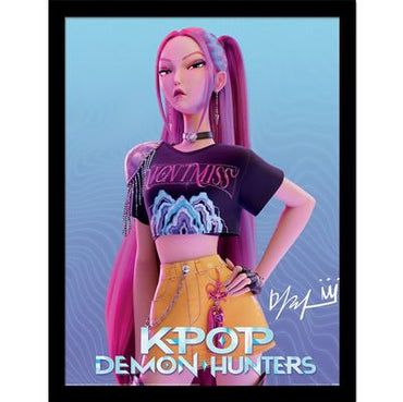 Framed Print 40x30 cm - K-Pop Demon Hunters (Mira)
