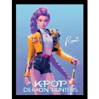 Framed Print 40x30 cm - K-Pop Demon Hunters (Rumi)