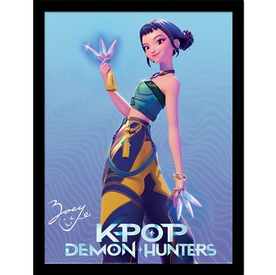 Framed Print 40x30 cm - K-Pop Demon Hunters (Zoey)