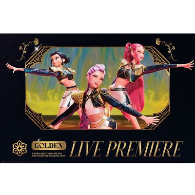 Maxi Poster - K-Pop Demon Hunters (Golden Live)