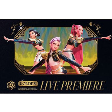 Maxi Poster - K-Pop Demon Hunters (Golden Live)
