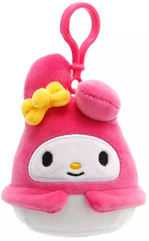 SQUISHMALLOWS: HELLO KITTY: SANRIO 3.5" CLIP-ON PLUSH - MY MELODY