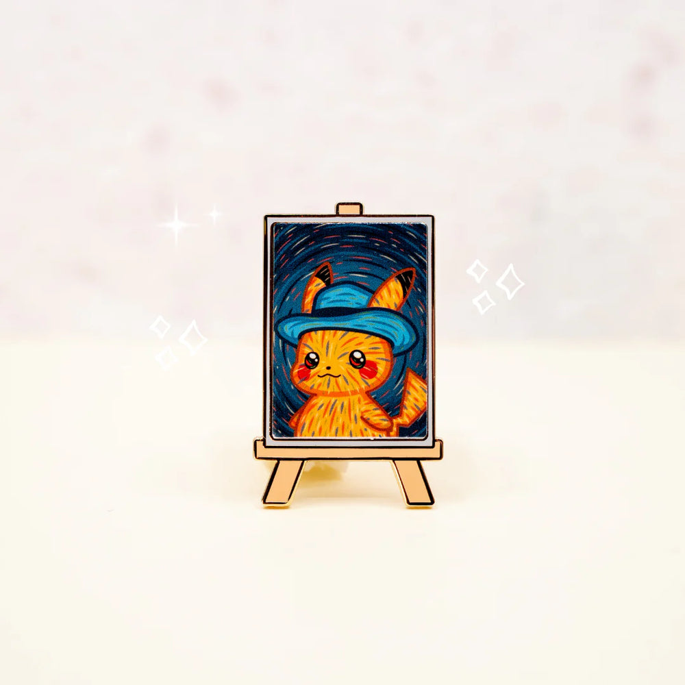 Pikachu - Pika Van Gough - Pin by Poroful