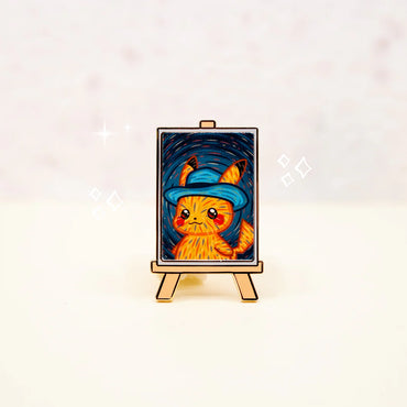 Pikachu - Pika Van Gough - Pin by Poroful