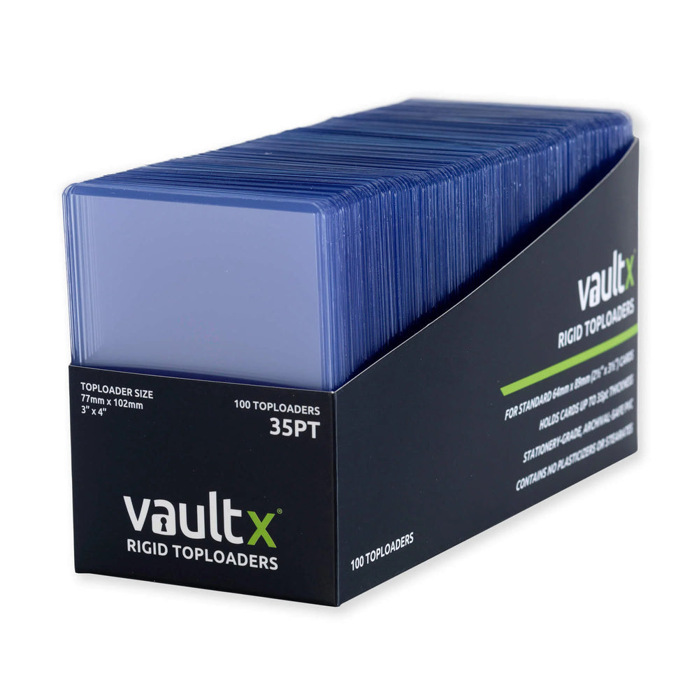 VaultX - Rigid Toploaders 35pt (100 Pack)