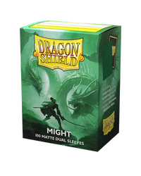 Dragon Shield - Dual Matte Standard Size Sleeves 100pk - Might Green