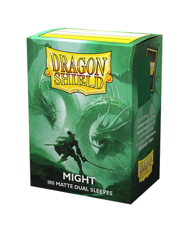 Dragon Shield - Dual Matte Standard Size Sleeves 100pk - Might Green