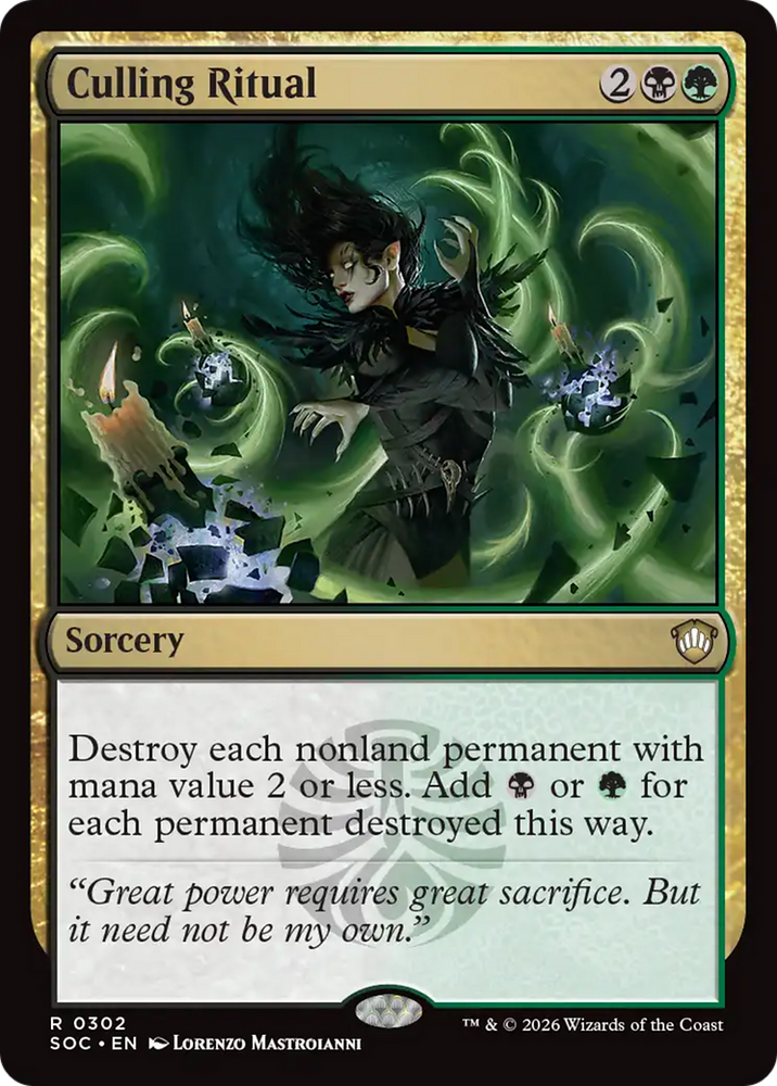 Culling Ritual [Secrets of Strixhaven Commander]