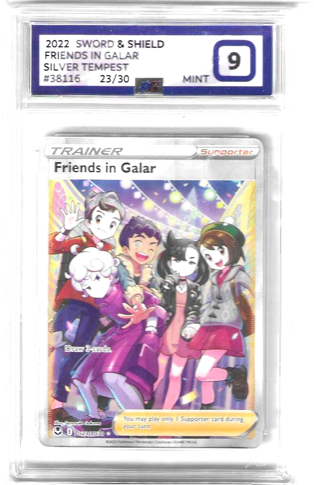 Friends in Galar - TG23/TG30 - Silver Tempest - PG Graded Card 9 - #38116