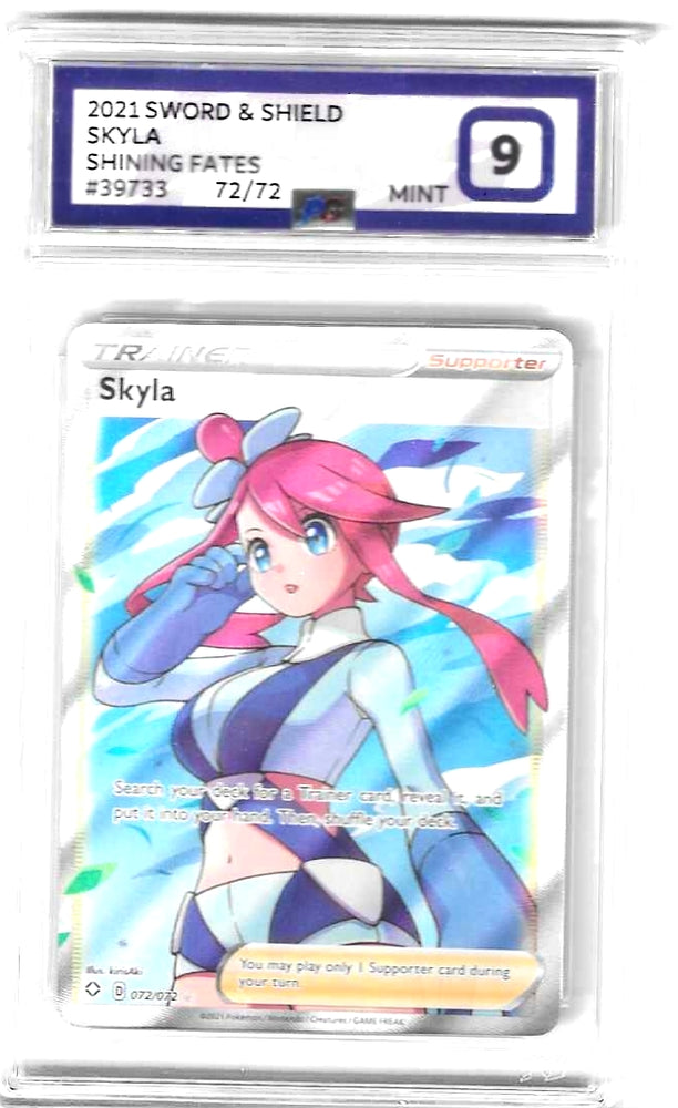 Skyla - 072/072 - Shining Fates - PG Graded Card 9 - #39733
