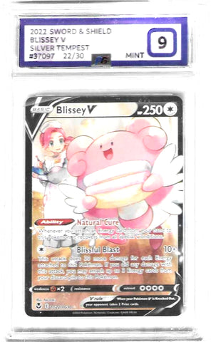 Blissey V - TG22/TG30 - Silver Tempest - PG Graded Card 9
