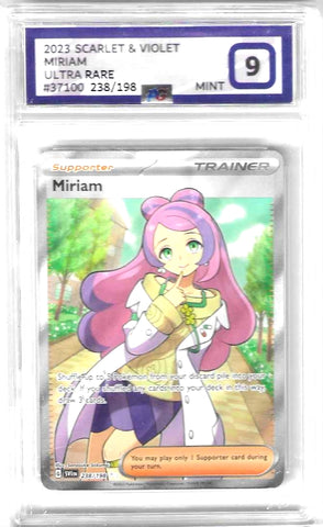 Miriam - 238/198 - Scarlet & Violet Base - PG Graded Card 9