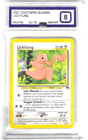 Lickitung - 16/18 - Southern Islands - PG Graded Card 8