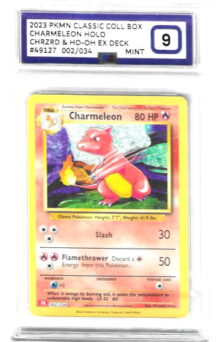 Charmeleon - 002/034 Classic Collection - PG Graded Card 9 - #49127