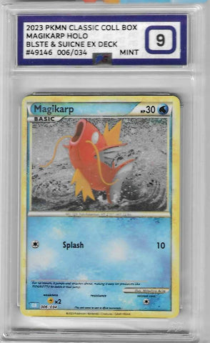 Magikarp - 006/034 Classic Collection - PG Graded Card 9 - #49146