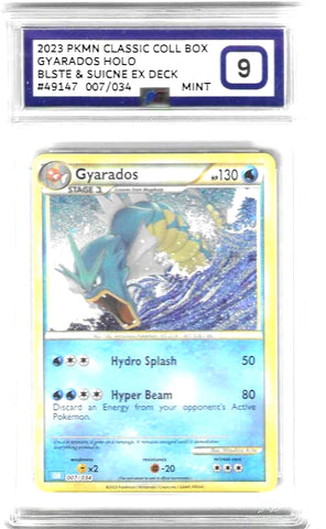 Gyarados - 007/034 Classic Collection - PG Graded Card 9 - #49147