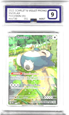 Snorlax - 051 - Pokemon 151 - PG Graded Card 9 - #44700