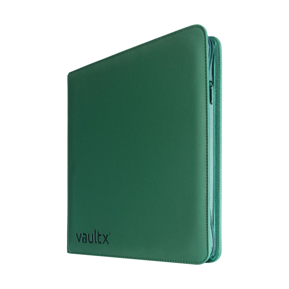 Vault X - 12-Pocket eXo-Tec® Zip Binder - Metallic Green