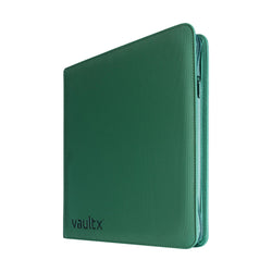 Vault X - 12-Pocket eXo-Tec® Zip Binder - Metallic Green