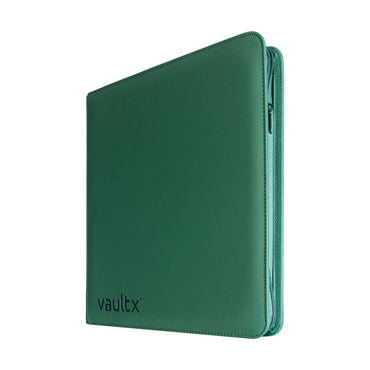 Vault X - 12-Pocket eXo-Tec® Zip Binder - Metallic Green