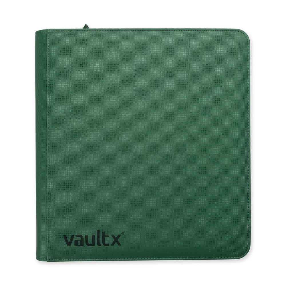 Vault X - 12-Pocket eXo-Tec® Zip Binder - Metallic Green