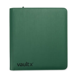 Vault X - 12-Pocket eXo-Tec® Zip Binder - Metallic Green