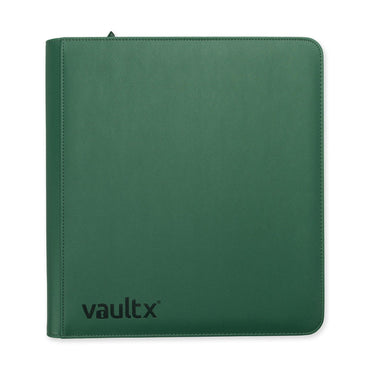 Vault X - 12-Pocket eXo-Tec® Zip Binder - Metallic Green