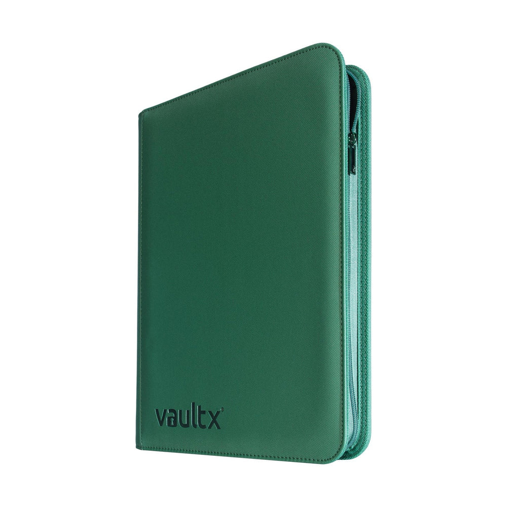 Vault X - 9 -Pocket eXo-Tec® Zip Binder - Metallic Green
