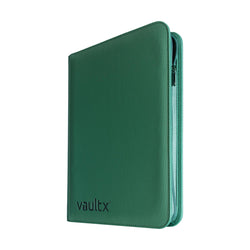 Vault X - 9 -Pocket eXo-Tec® Zip Binder - Metallic Green